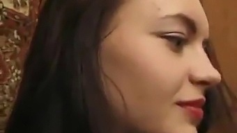 Jana, A Hot And Hairy Russian Teen, Indulges In Self-Pleasure With A Dildo