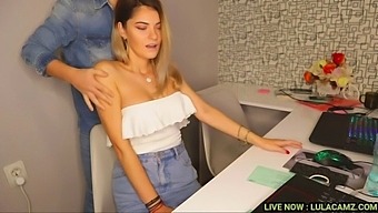 Steamy Office Encounter With A Seductive Massage | Verified Secretary Cam Show