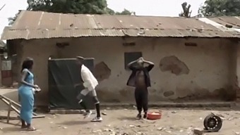 African Stud With Big Cock Fucks Hard
