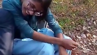 Desi Teacher Swathi Engages In Sexual Activity With Her Students In Exchange For Money In A Forest Setting