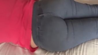 Milk Filling Up Her Delicious Rear End