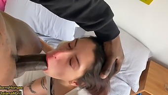 Teen (18+) With A Tight Pussy Takes On A Muscular Black Guy
