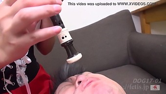 Japanese Fetish Video Featuring A Saliva Exchange Between A Young Woman And A Masochist Man