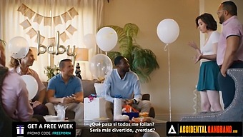 Unintentional Group Sex: Casey Calvert Gets Double Penetrated To Alleviate Boredom With French Subtitles