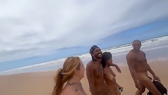 Nudist Beach Fun With Hot Friends Gets Wild - See The Video!